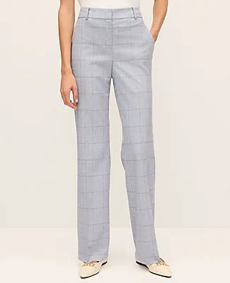 Ann Taylor The Petite Mid Rise Trouser in Plaid sold by Ann Taylor product image thumbnail 2