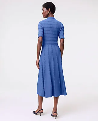 Ann Taylor Pointelle Mock Neck Sweater Dress sold by Ann Taylor product image thumbnail 2