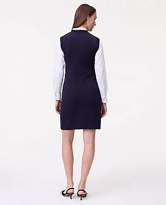 Ann Taylor Petite Button Sweater Dress sold by Ann Taylor product image thumbnail 2