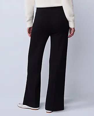 Ann Taylor Petite Weekend Collection Easy Wide-Leg Pant in CloudPlush sold by Ann Taylor product image thumbnail 3