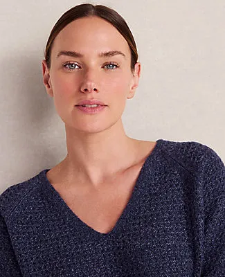 Ann Taylor Haven Well Within Merino Wool Blend V-Neck Sweater sold by Ann Taylor product image thumbnail 2