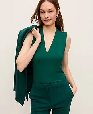 Ann Taylor Sleeveless V-Neck Top sold by Ann Taylor