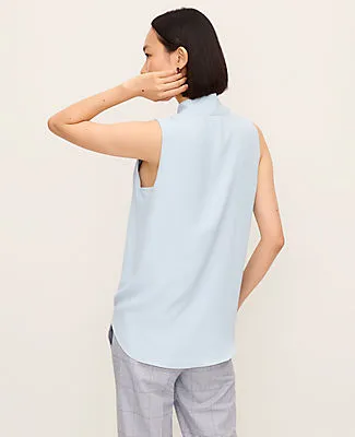 Ann Taylor Petite Bow Neck Shell Top sold by Ann Taylor product image thumbnail 2