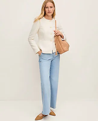 Ann Taylor Petite Tweed Peplum Jacket sold by Ann Taylor product image thumbnail 3