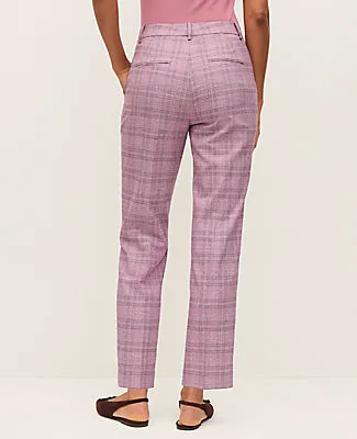 Ann Taylor The High Rise Everyday Ankle Pant in Plaid sold by Ann Taylor product image thumbnail 3