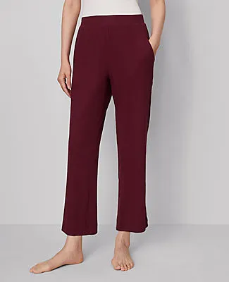 Ann Taylor Ribbed Wide-Leg Lounge Pants sold by Ann Taylor