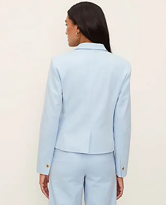 Ann Taylor The Petite Two-Button Blazer in Stretch Cotton sold by Ann Taylor product image thumbnail 2