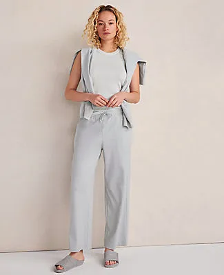 Ann Taylor Haven Well Within Botanical-Dyed Organic Cotton Interlock Pants sold by Ann Taylor product image thumbnail 2