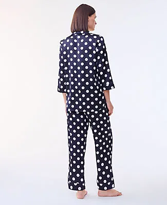 Ann Taylor Dotted Satin Pajama Set sold by Ann Taylor product image thumbnail 2