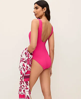 Ann Taylor Tortoiseshell Ring One Piece Swimsuit sold by Ann Taylor product image thumbnail 2