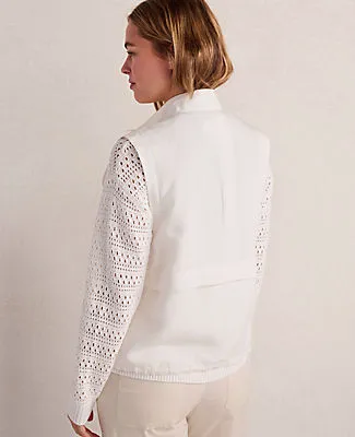 Ann Taylor Haven Well Within Linen Blend Vest sold by Ann Taylor product image thumbnail 2