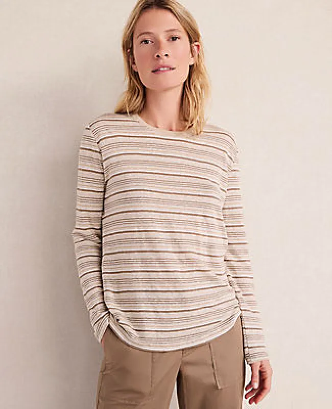 Ann Taylor Haven Well Within Linen Jersey Crewneck Tee sold by Ann Taylor