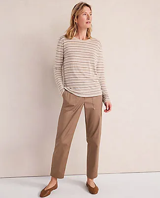 Ann Taylor Haven Well Within Linen Jersey Crewneck Tee sold by Ann Taylor product image thumbnail 3