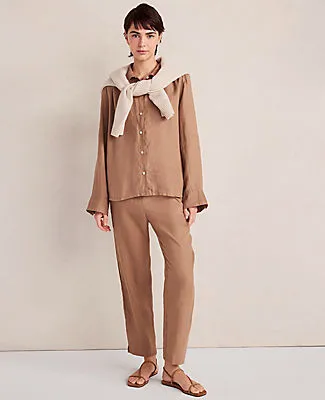 Ann Taylor Haven Well Within Everweave Linen Tapered Pants sold by Ann Taylor product image thumbnail 5