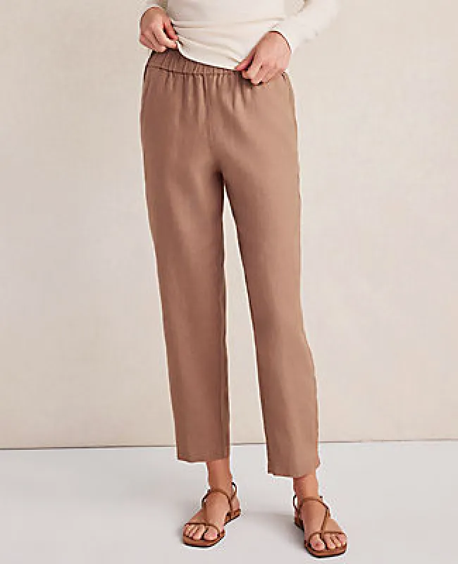 Ann Taylor Haven Well Within Everweave Linen Tapered Pants made by Ann Taylor