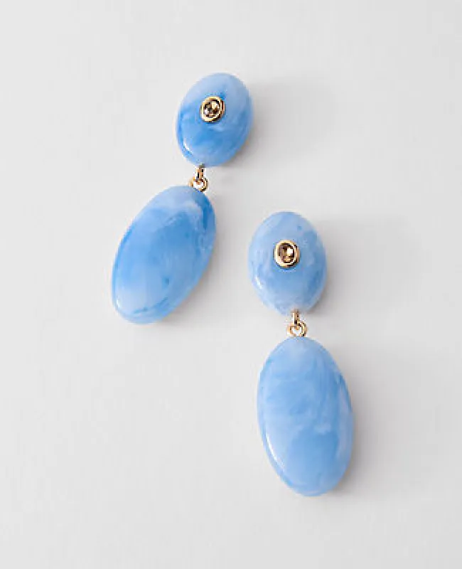 Ann Taylor Double Stone Drop Earrings sold by Ann Taylor