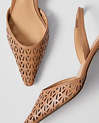 Ann Taylor Leather Nip Toe Pump sold by Ann Taylor product image thumbnail 2