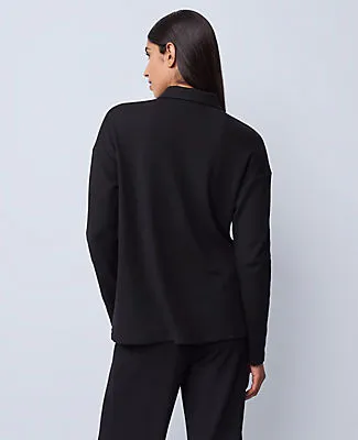 Ann Taylor Waffle Henley Lounge Top sold by Ann Taylor product image thumbnail 2