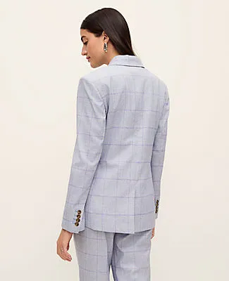 Ann Taylor The Petite Greenwich Blazer in Plaid sold by Ann Taylor product image thumbnail 2