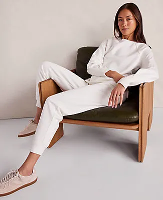 Ann Taylor Haven Well Within Soft-Brushed Fleece Pleated Crewneck sold by Ann Taylor product image thumbnail 3