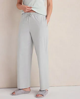 Ann Taylor Haven Well Within Botanical-Dyed Organic Cotton Interlock Pants sold by Ann Taylor