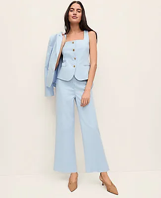 Ann Taylor The High Rise Everyday Ankle Pant in Stretch Cotton sold by Ann Taylor