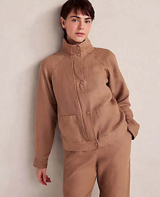 Ann Taylor Haven Well Within Everweave Linen Jacket sold by Ann Taylor