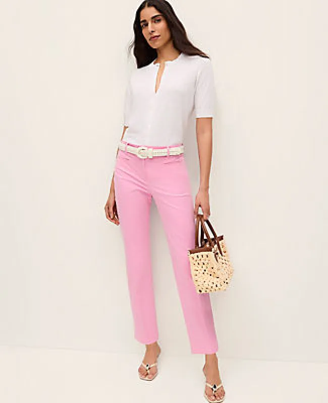 Ann Taylor The Petite Cotton Crop Pant sold by Ann Taylor