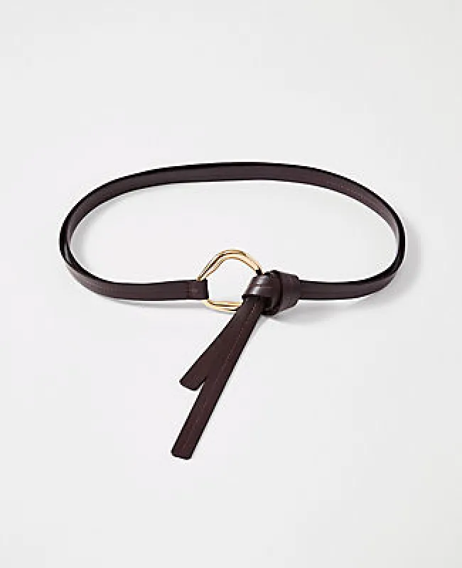 Ann Taylor Leather Knot Belt made by Ann Taylor