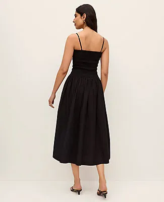 Ann Taylor Petite Smocked Flare Maxi Dress sold by Ann Taylor product image thumbnail 2