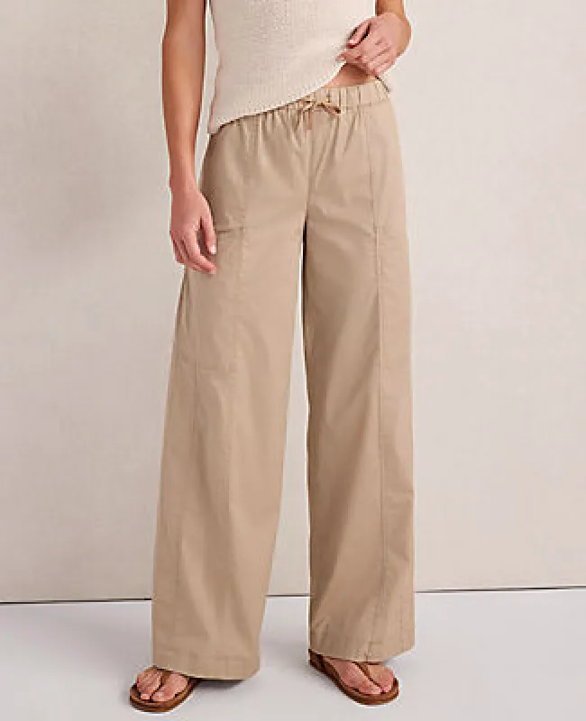 Ann Taylor Haven Well Within Organic Cotton Twill Carpenter Pants sold by Ann Taylor
