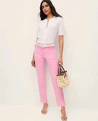 Ann Taylor The Petite Cotton Crop Pant sold by Ann Taylor