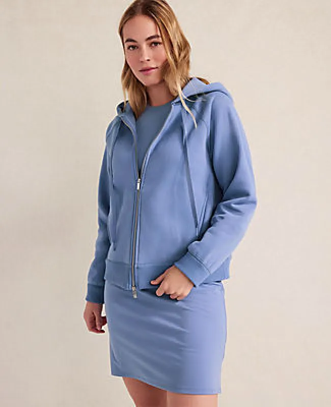 Ann Taylor Haven Well Within Cloud Fleece Zip-Up Hoodie sold by Ann Taylor