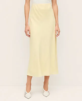 Ann Taylor Petite Satin Bias Midi Slip Skirt sold by Ann Taylor product image thumbnail 2