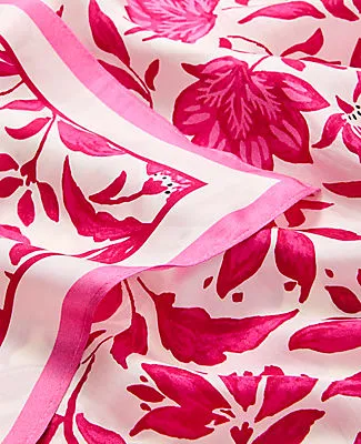 Ann Taylor Floral Silk Scarf sold by Ann Taylor product image thumbnail 2