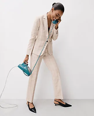 Ann Taylor The Eva Ankle Pant in Windowpane sold by Ann Taylor product image thumbnail 5