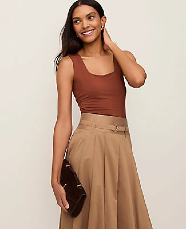 Ann Taylor Square Neck Tank Top sold by Ann Taylor
