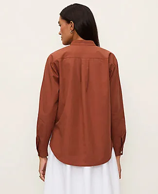 Ann Taylor Oversized Pocket Shirt sold by Ann Taylor product image thumbnail 2