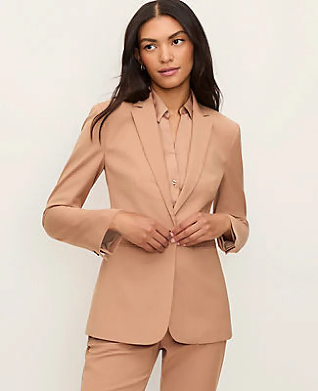 Ann Taylor The Petite Fitted Long Blazer sold by Ann Taylor