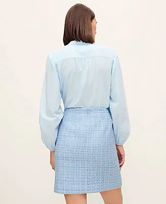 Ann Taylor Petite Tweed A-Line Skirt sold by Ann Taylor product image thumbnail 3