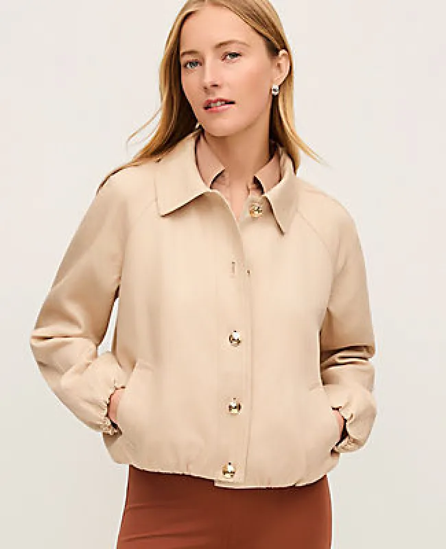 Ann Taylor Bubble Collared Jacket made by Ann Taylor