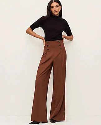 Ann Taylor The Wide-Leg Sailor Pant sold by Ann Taylor