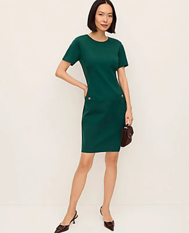 Ann Taylor Petite Ponte Shift Dress made by Ann Taylor