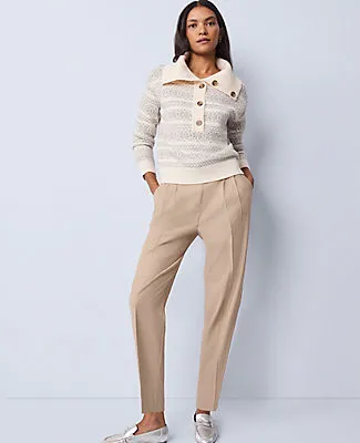 Ann Taylor Weekend Collection Tapered Pant sold by Ann Taylor product image thumbnail 4