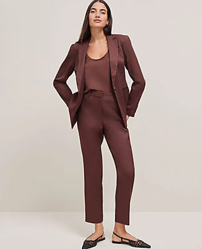 Ann Taylor The Ankle Pant in Linen Blend sold by Ann Taylor