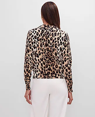 Ann Taylor Animal Print Ann Cardigan sold by Ann Taylor product image thumbnail 2