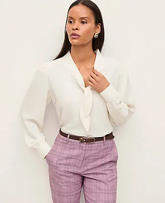 Ann Taylor Petite Bow Blouse sold by Ann Taylor product image thumbnail 3