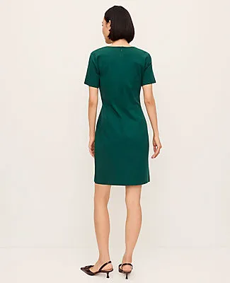 Ann Taylor Petite Ponte Shift Dress sold by Ann Taylor product image thumbnail 2
