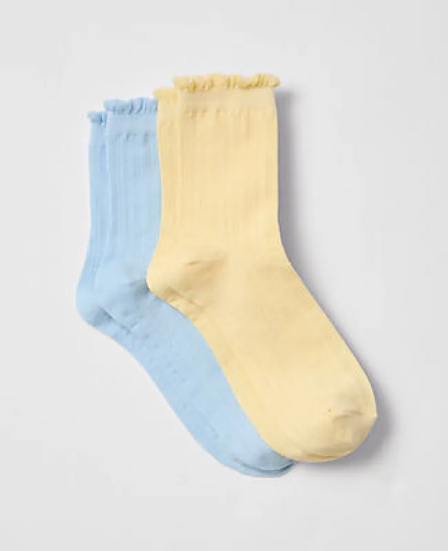 Ann Taylor Pointelle Sock Set made by Ann Taylor
