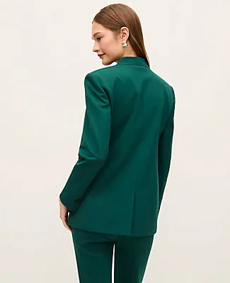 Ann Taylor The Petite Collarless Blazer in Ponte sold by Ann Taylor product image thumbnail 2